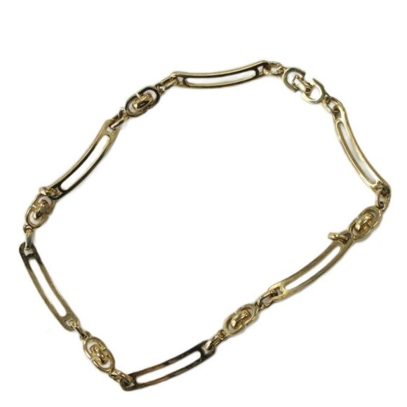 Dior Jewelry - Christian Dior Necklace CD Logo Gold Color Golden KW GY18